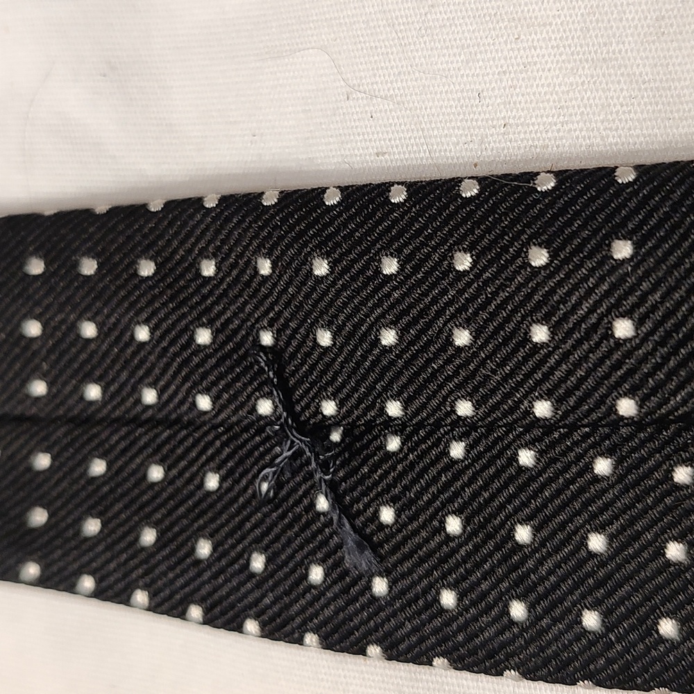 🎉Polo by Ralph Lauren black and white polkadot tie - Picture 4 of 5